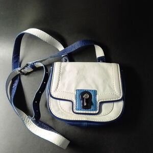 Juicy Couture Navy and White Mini Bag